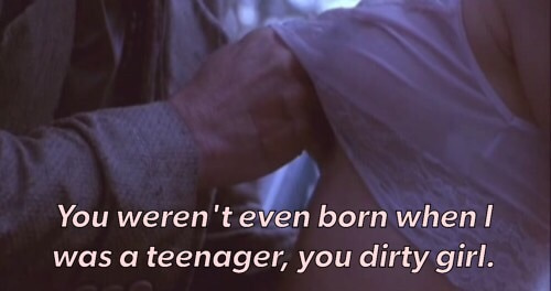 “Teenager.” That’s cute. More like you weren’t even born the first time I rented…